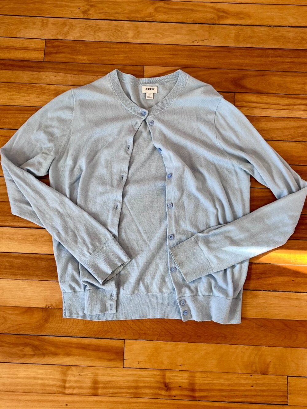 Baby Blue J Crew Cardigan